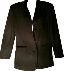 Black Blazer. JL Colebrook. Wool. S